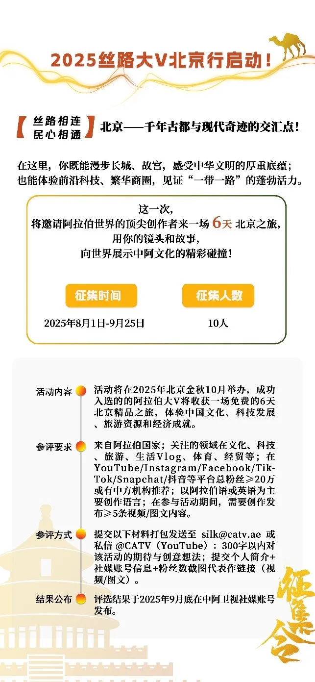 2025丝路大V北京行 · 阿拉伯国家和地区大V征集启动！1.jpg